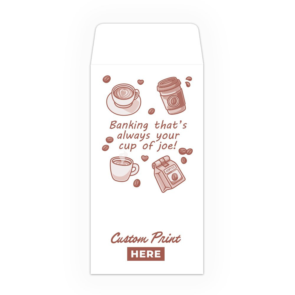 Drive Up Envelope - Cup of Joe - 1-Color Design options