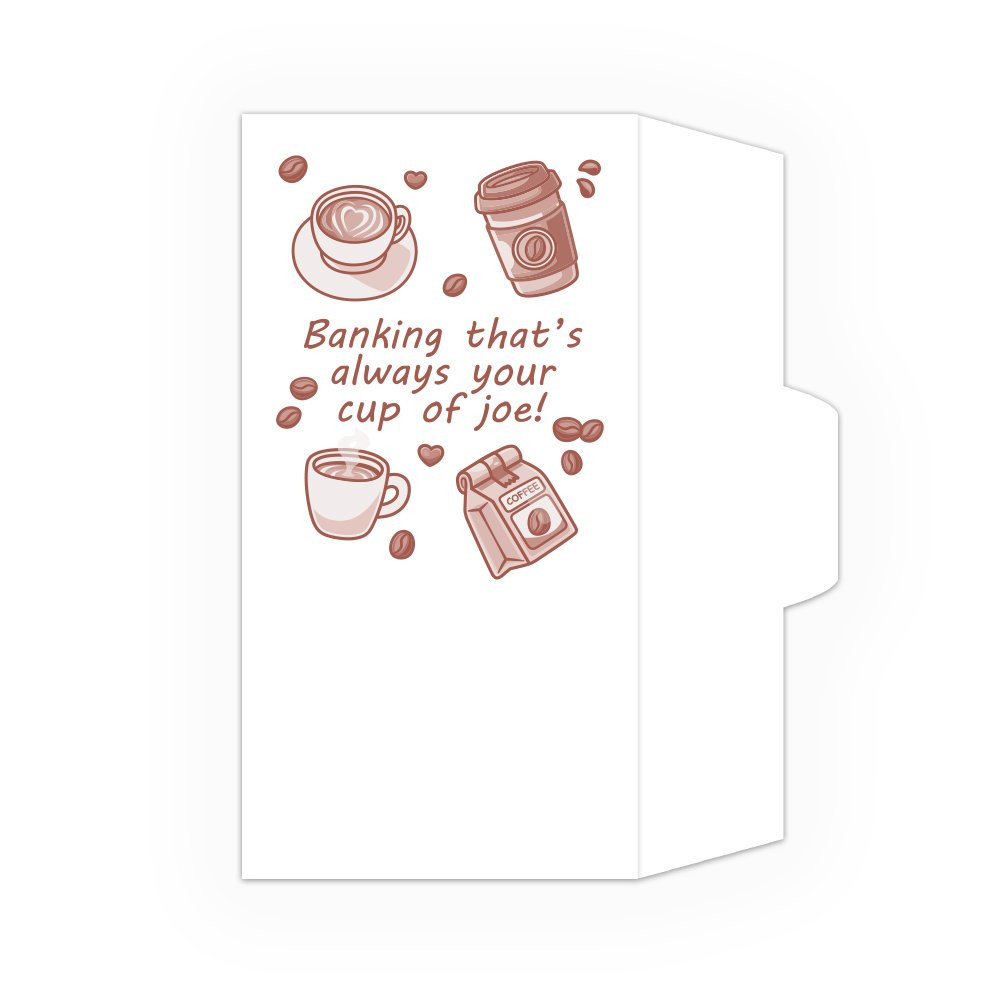 Drive Up Envelope - Cup of Joe - 1-Color Design options