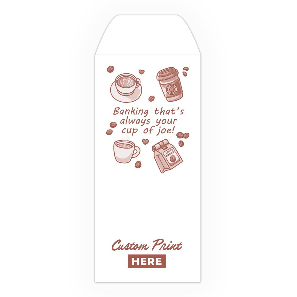 Drive Up Envelope - Cup of Joe - 1-Color Design options