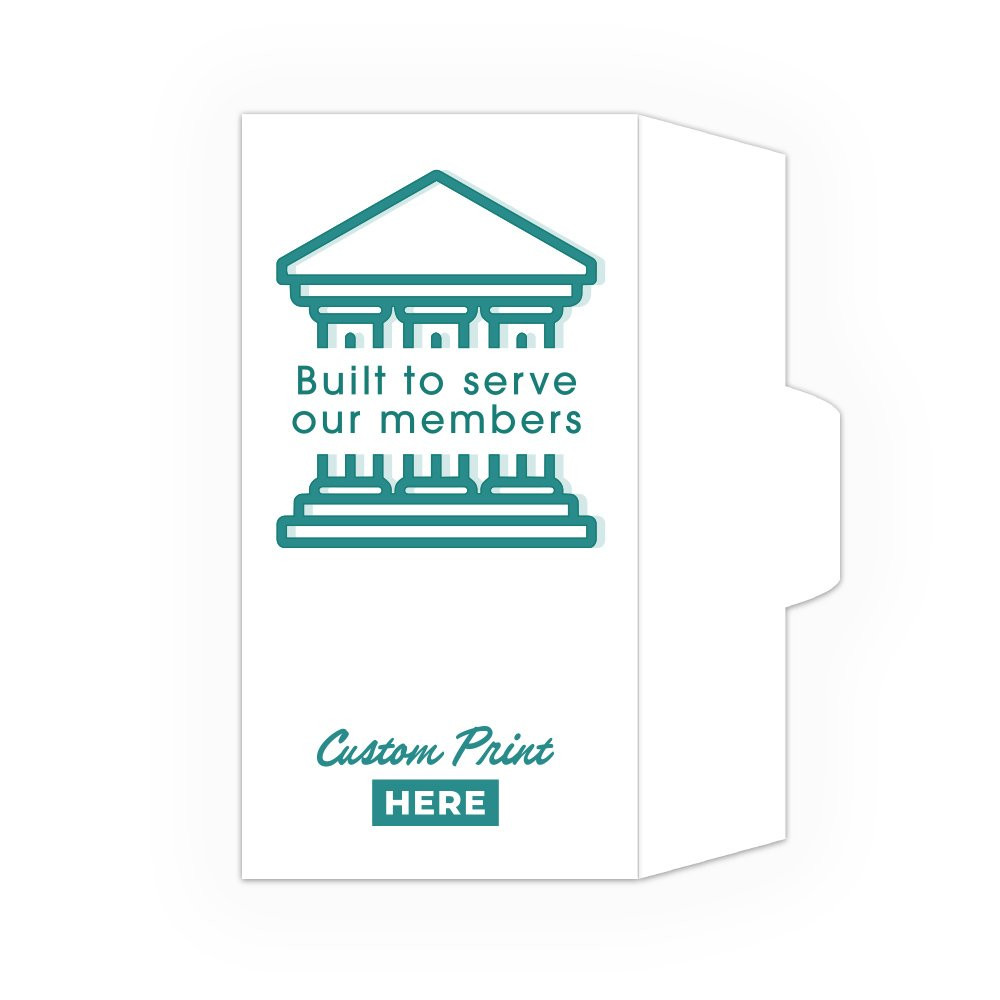 Drive Up Envelope - Built To Serve Our Members - 2-Color Design options