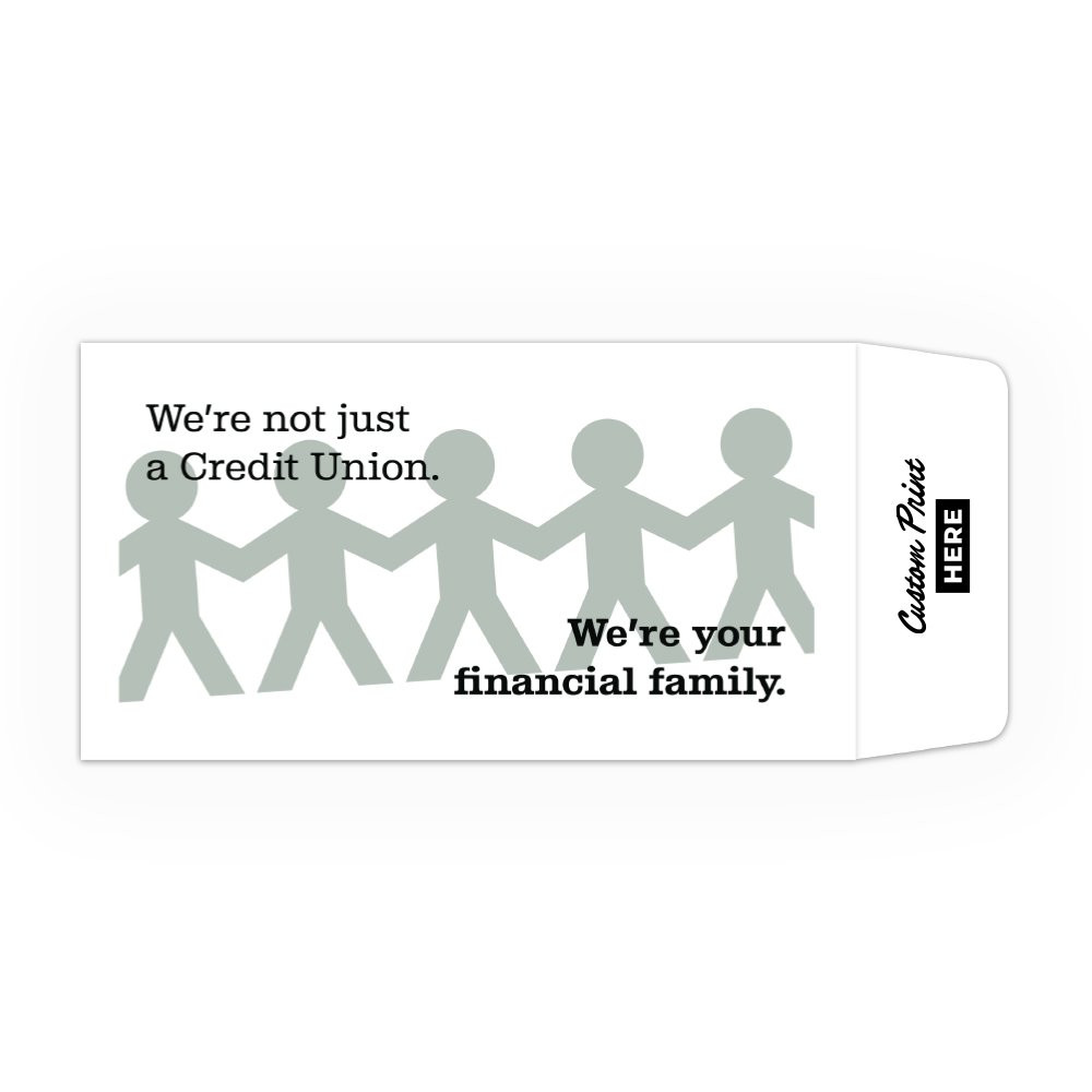 Drive Up Envelope - Financial Family - 2-Color Design options