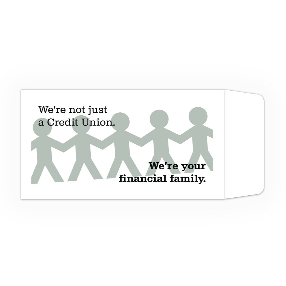 Drive Up Envelope - Financial Family - 2-Color Design options