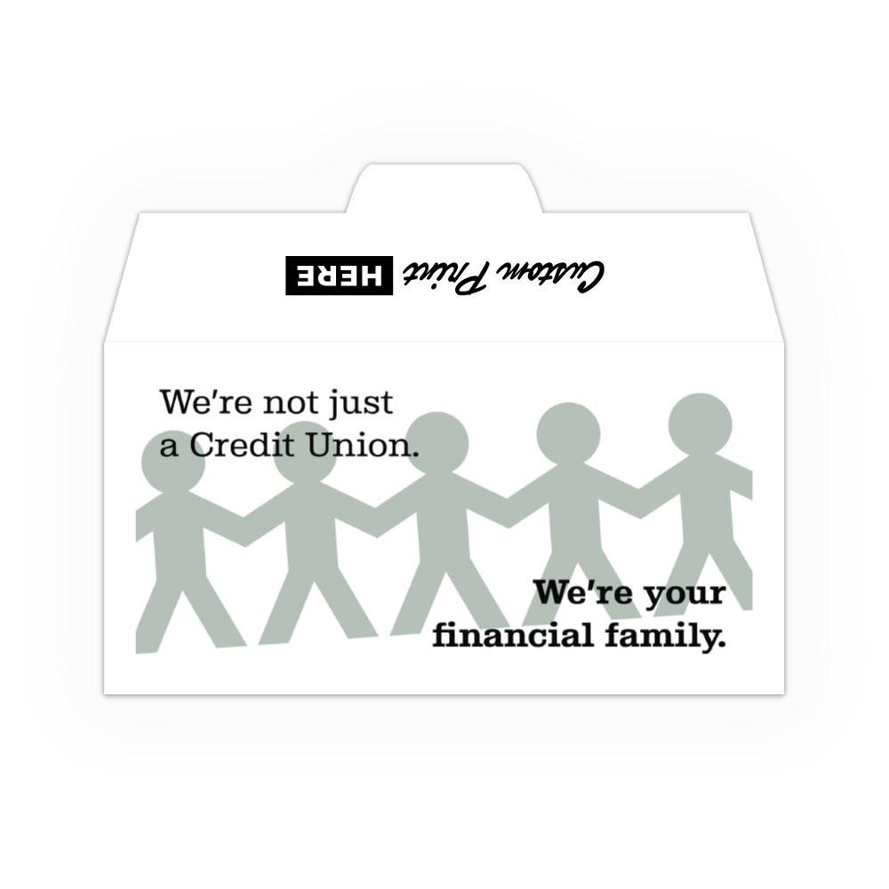 Drive Up Envelope - Financial Family - 2-Color Design options