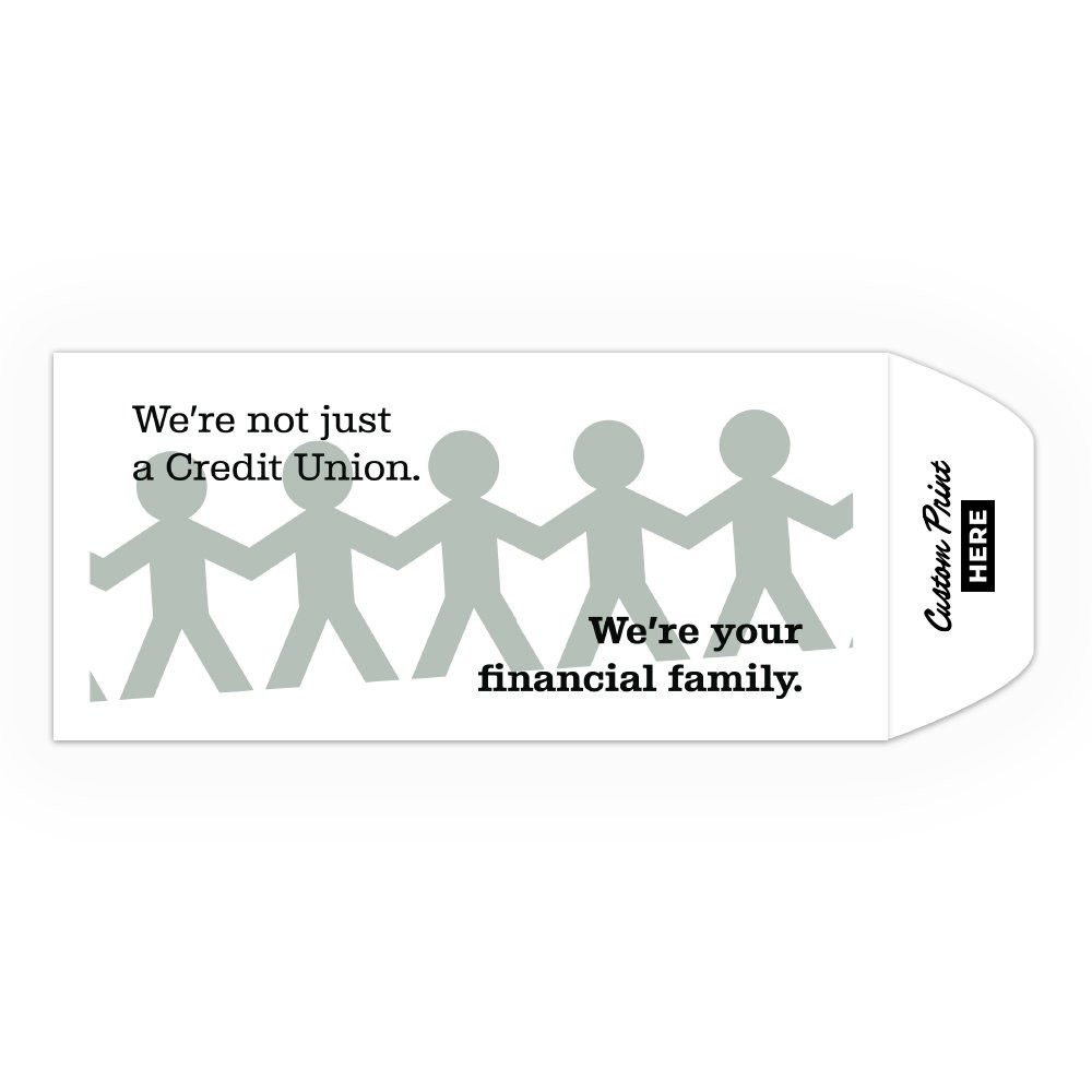 Drive Up Envelope - Financial Family - 2-Color Design options