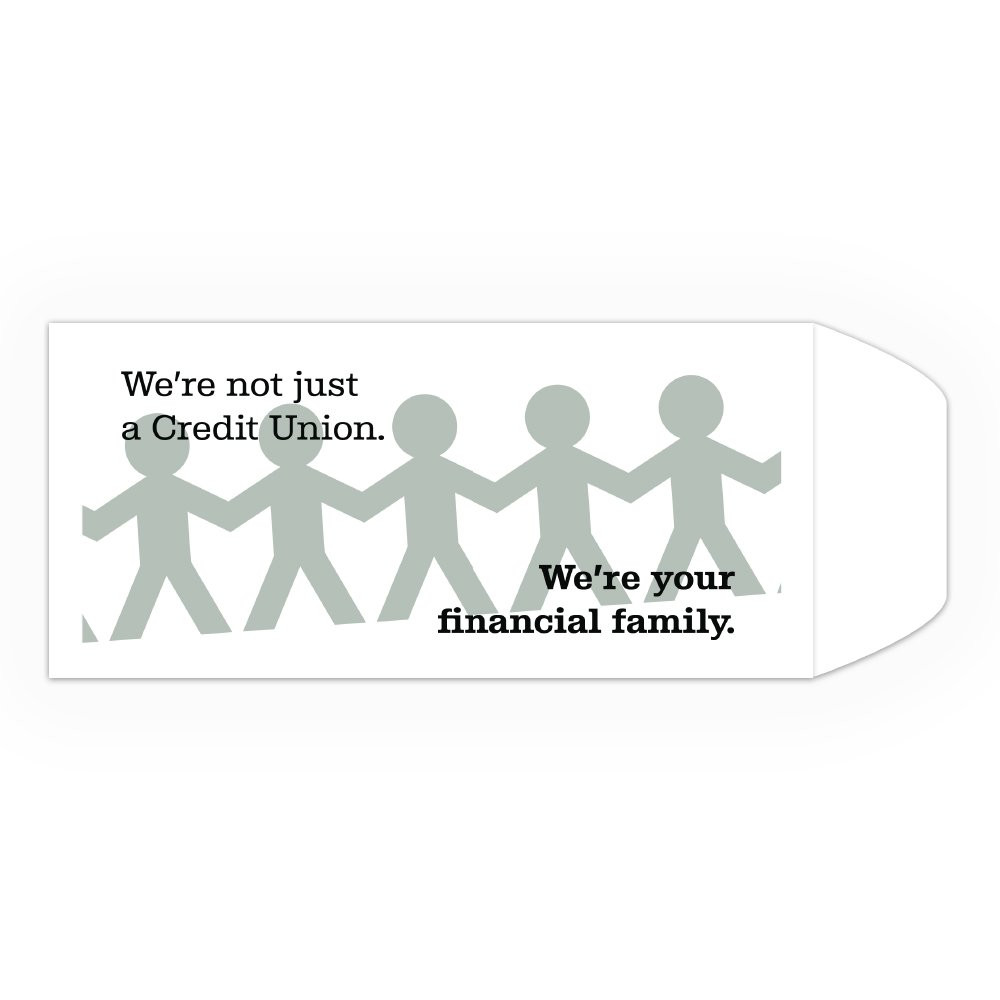 Drive Up Envelope - Financial Family - 2-Color Design options
