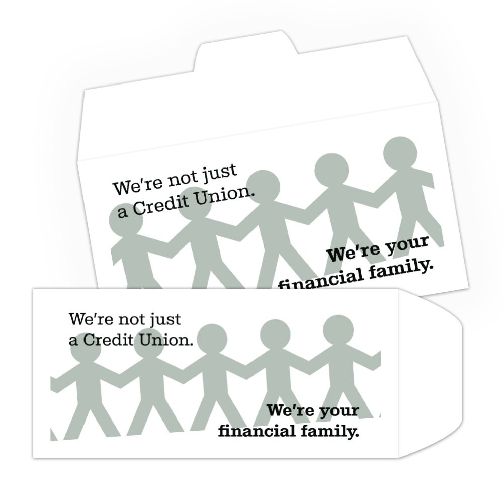 Drive Up Envelope - Financial Family - 2-Color Design