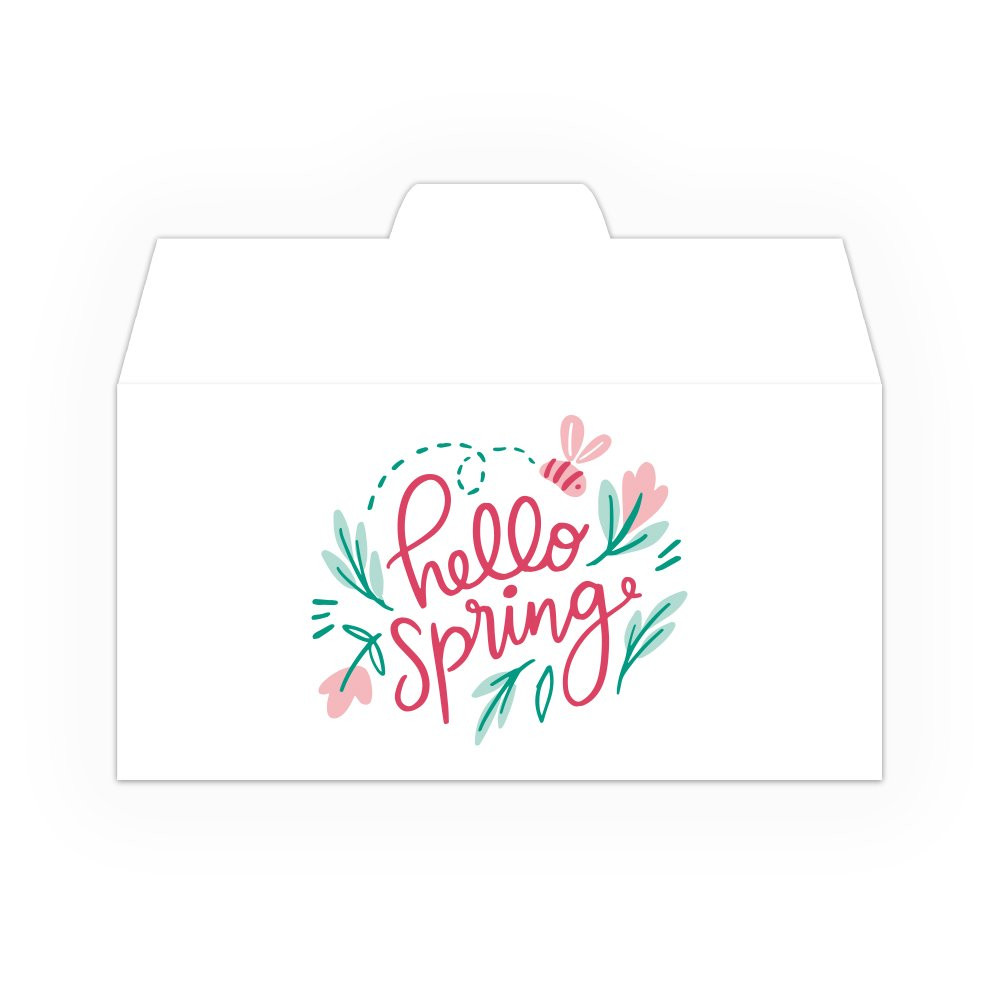 Drive Up Envelope - Hello Spring Bee - 2-Color Design options