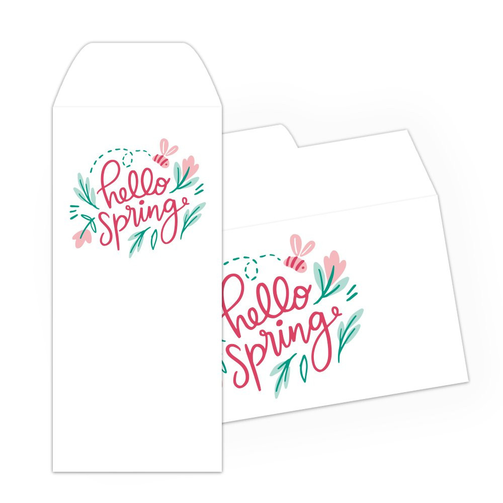 Drive Up Envelope - Hello Spring Bee - 2-Color Design