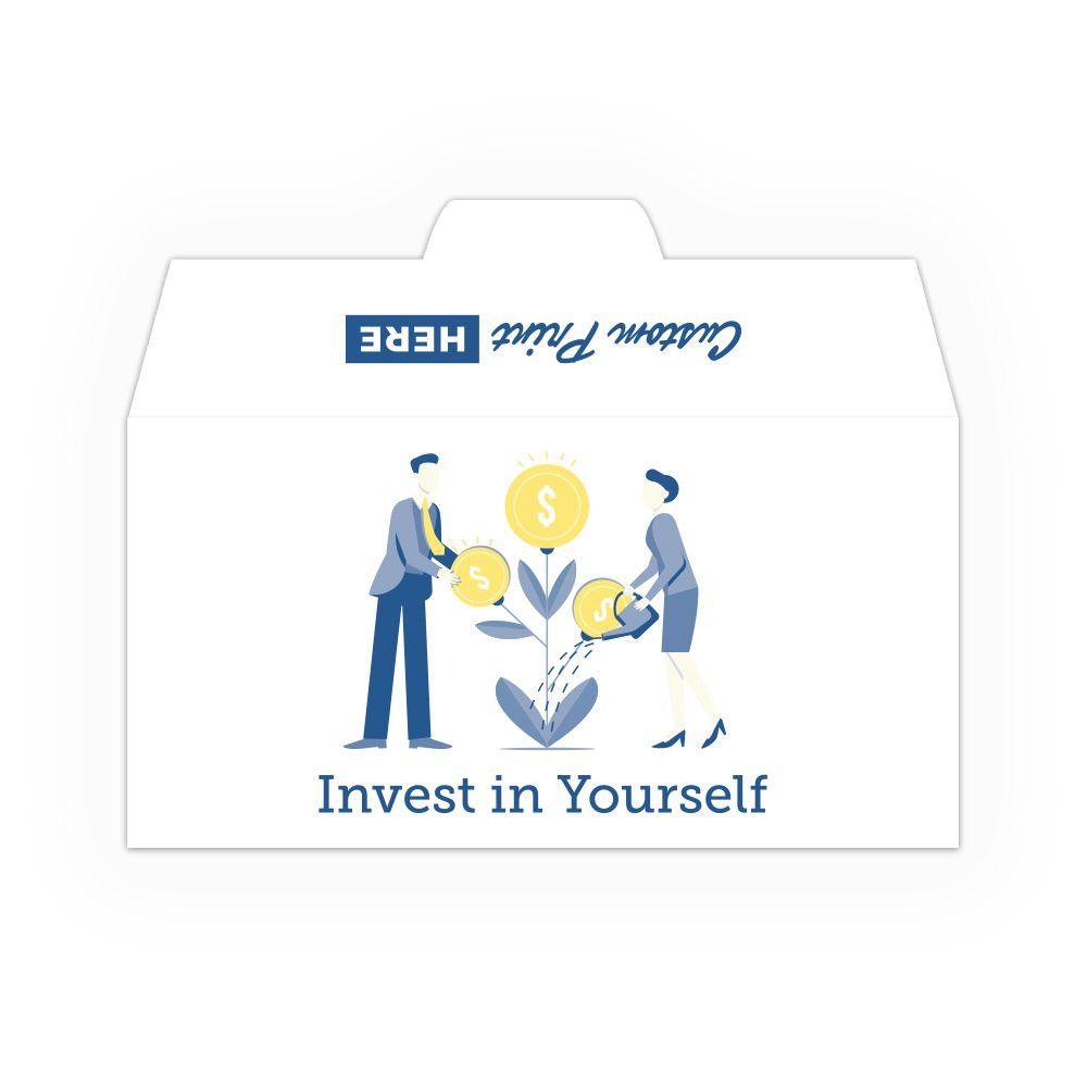 Drive Up Envelope - Invest In Yourself - 2-Color Design options