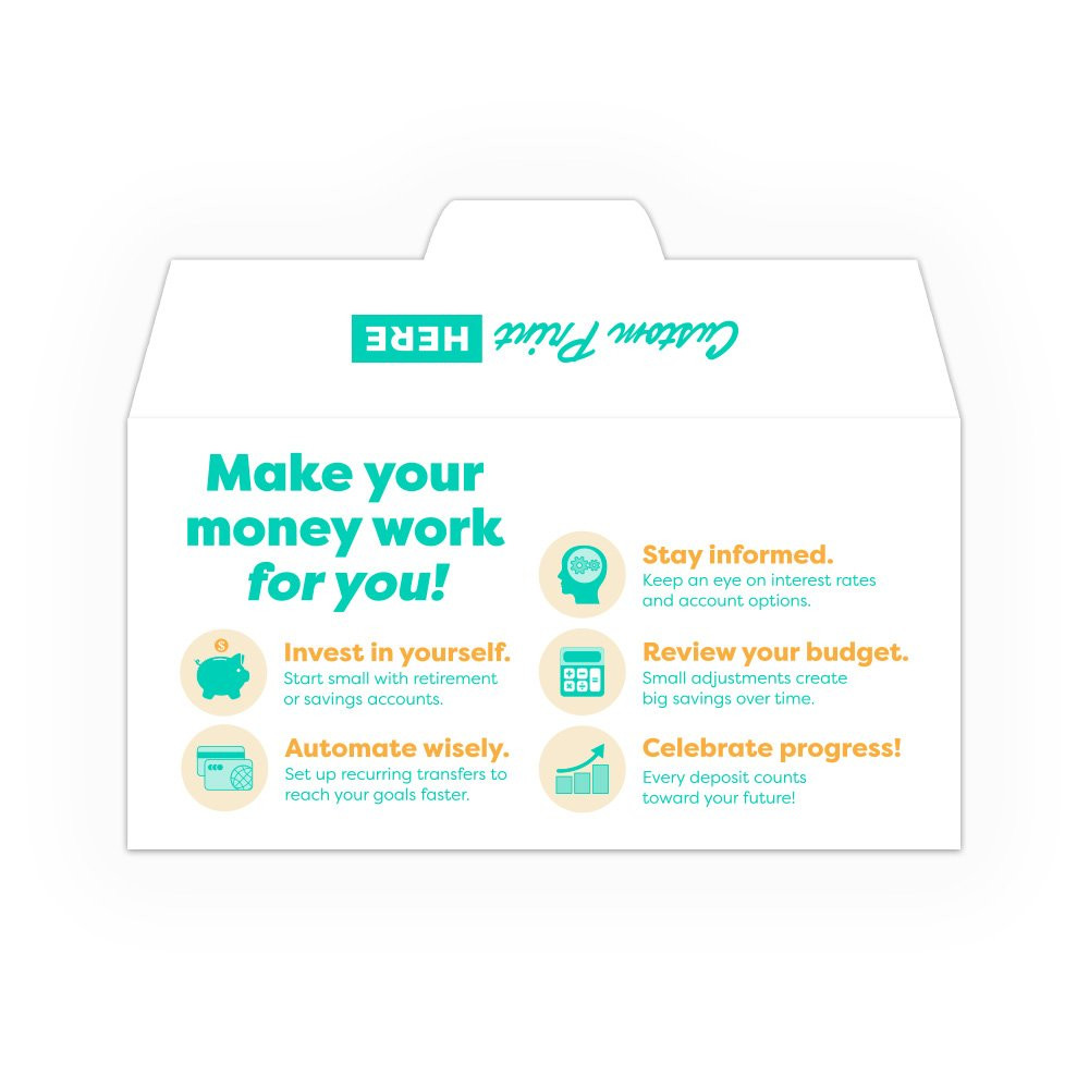 Drive Up Envelope - Put Your Money to Work - 2-Color Design options