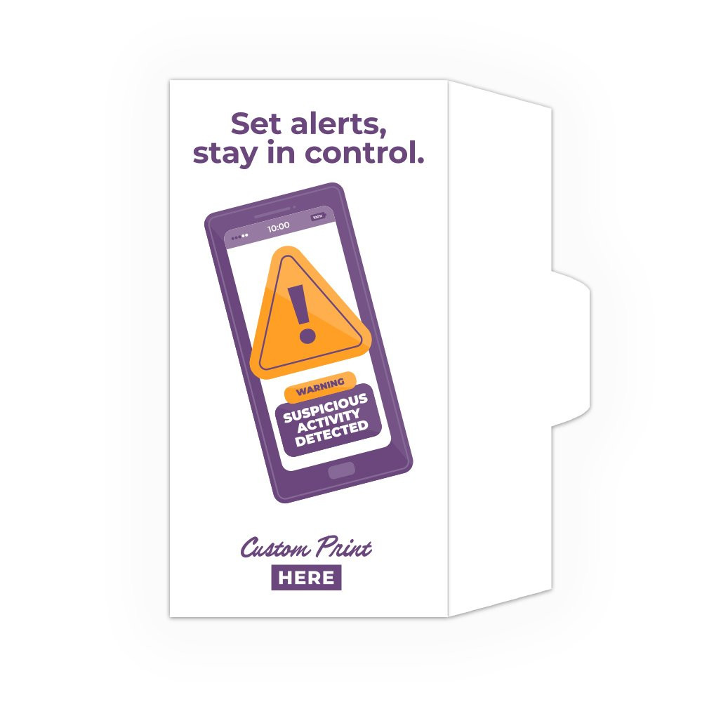 Drive Up Envelope - Set Alerts - 2-Color Design options