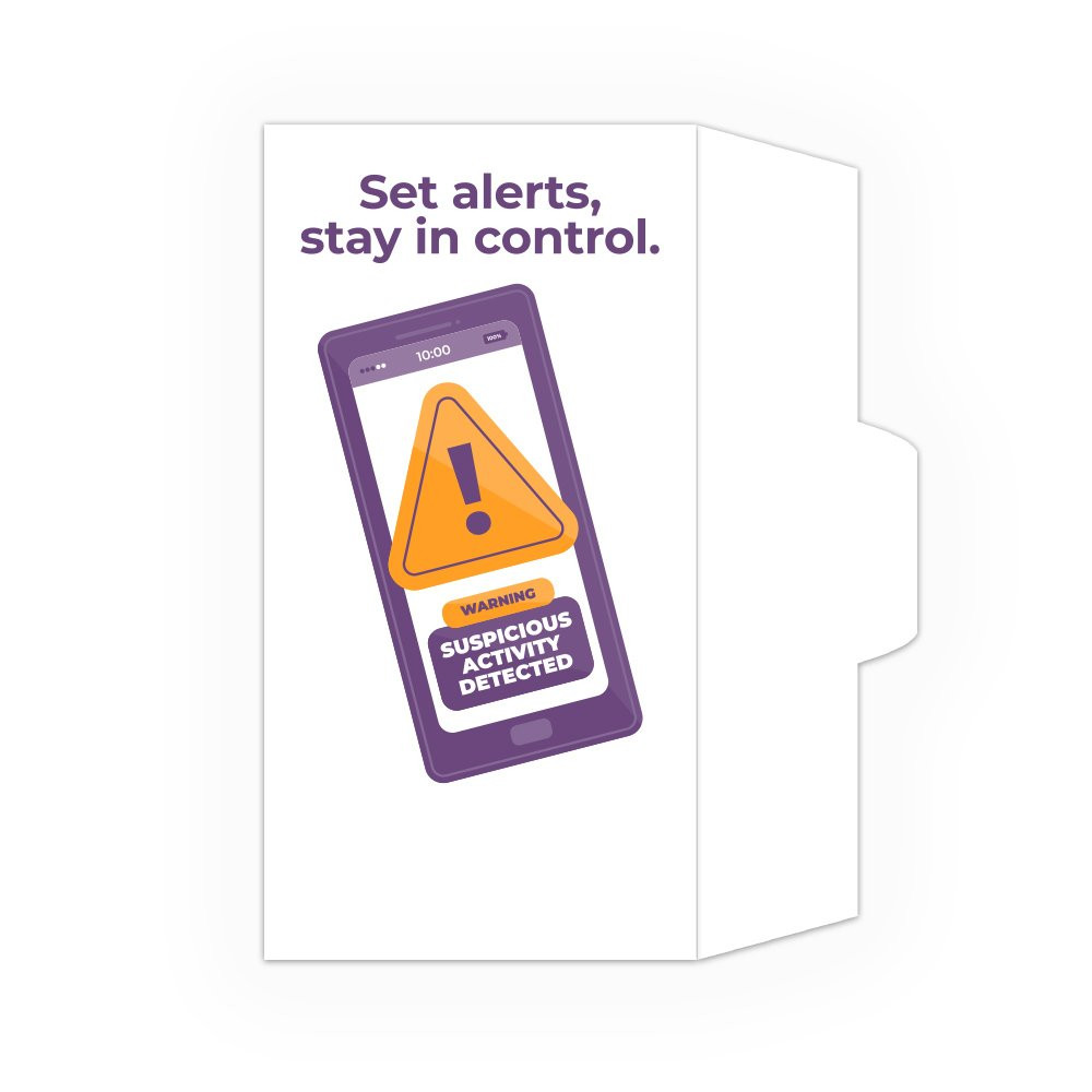 Drive Up Envelope - Set Alerts - 2-Color Design options