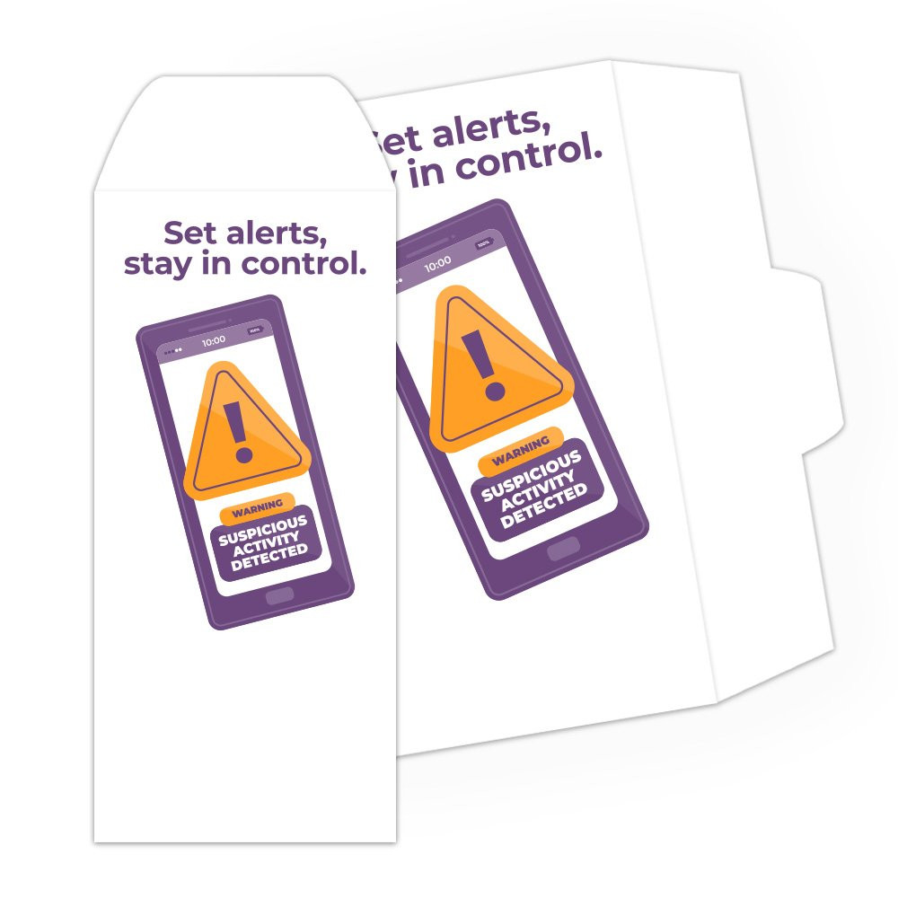 Drive Up Envelope - Set Alerts - 2-Color Design hero