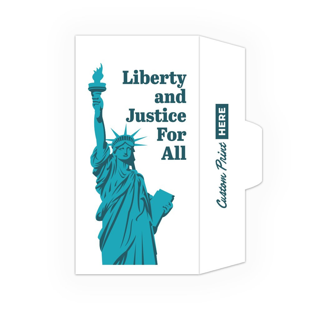 Drive Up Envelope - Liberty and Justice - 2-Color Design options