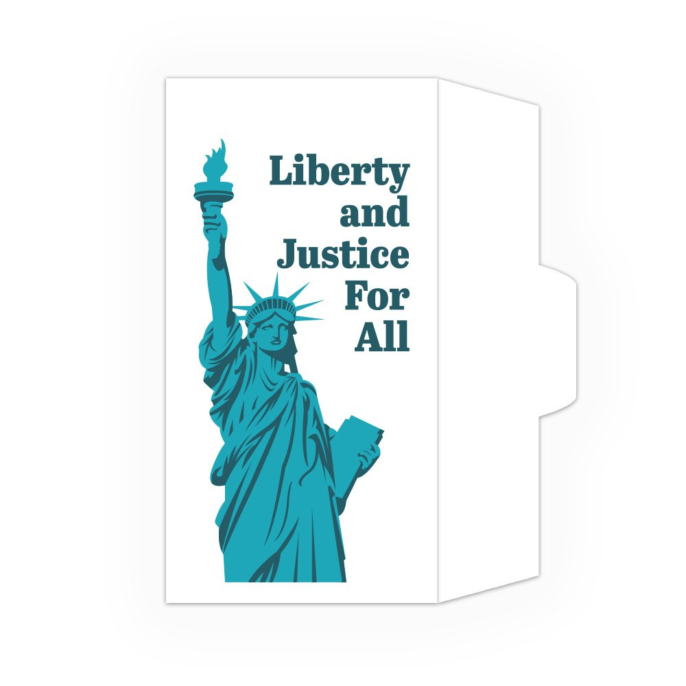 Drive Up Envelope - Liberty and Justice - 2-Color Design options