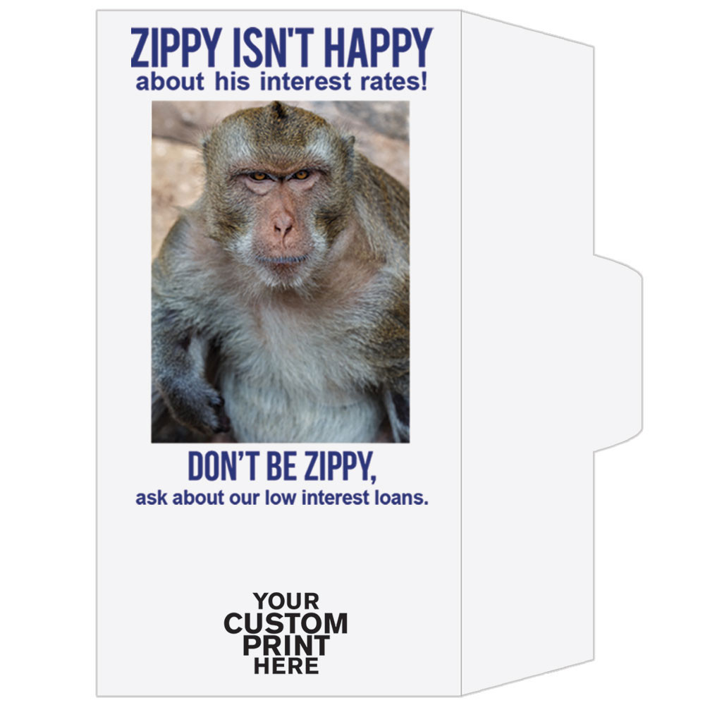 Full Color Pre-Designed Drive Up Envelope - Don't Be Zippy