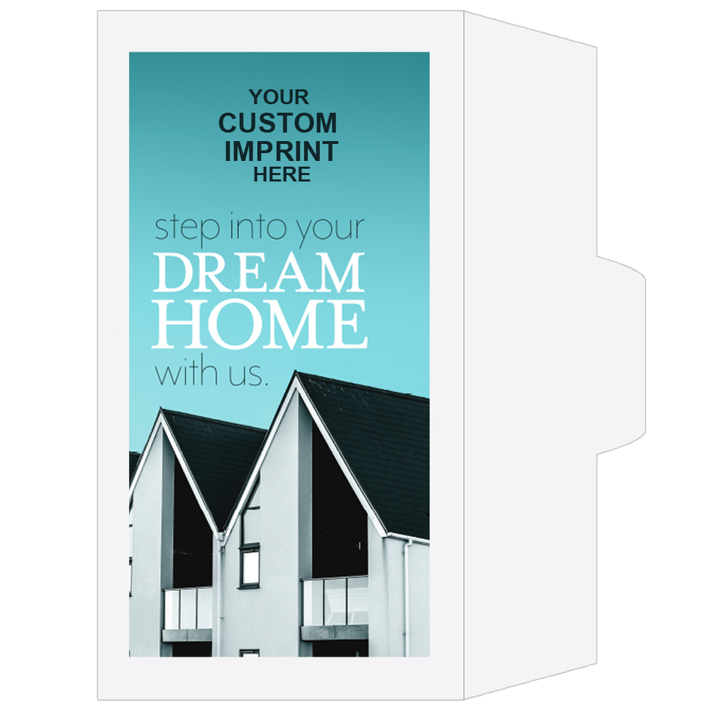 Full Color Pre-Designed Drive Up Envelope - Dream Home, Side open Drive thru money envelopes 