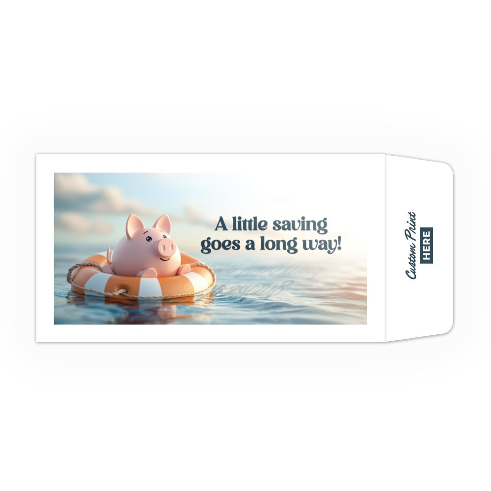 A Little Saving - Full Color Pre-Designed Drive Up Envelope - normal