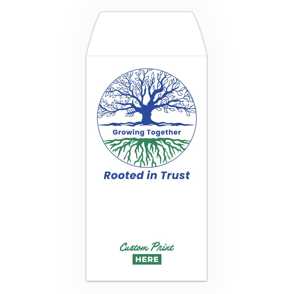 Rooted In Trust - 2 Color Pre-Designed Drive Up Envelope - wide