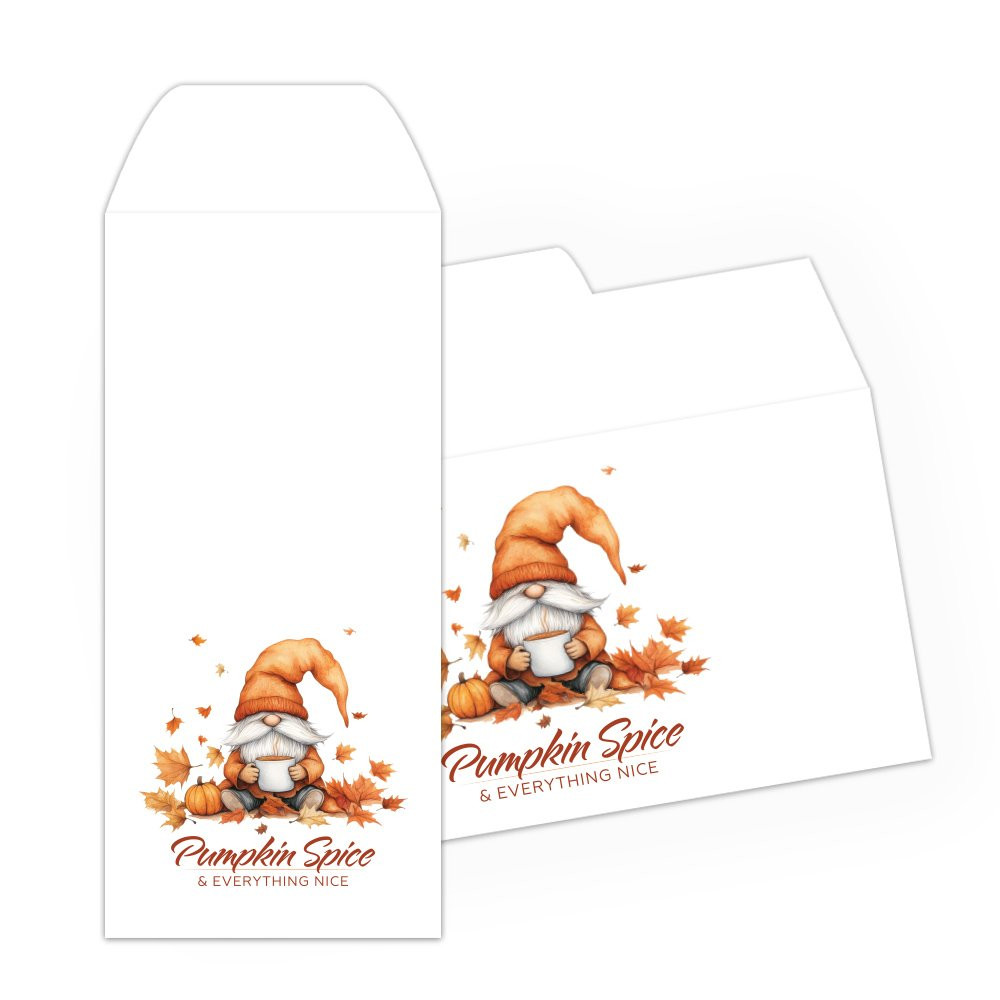 Pumpkin Spice Everything Nice - Full Color Pre-Designed Drive Up Envelope