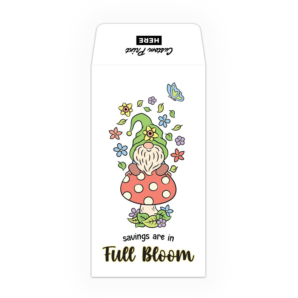 Savings Are In Full Bloom - Full Color Pre-Designed Drive Up Envelope - wide