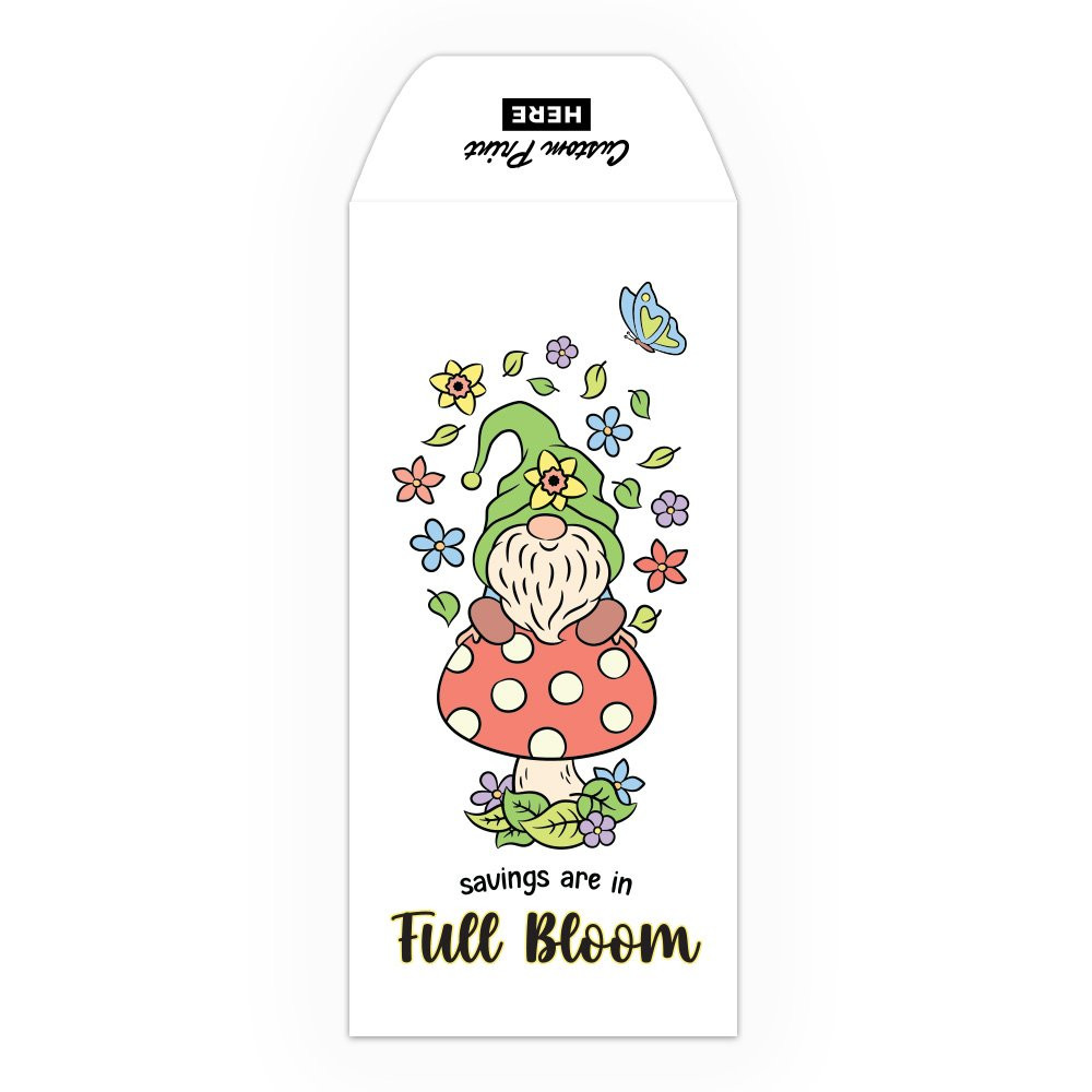 Savings Are In Full Bloom - Full Color Pre-Designed Drive Up Envelope - narrow