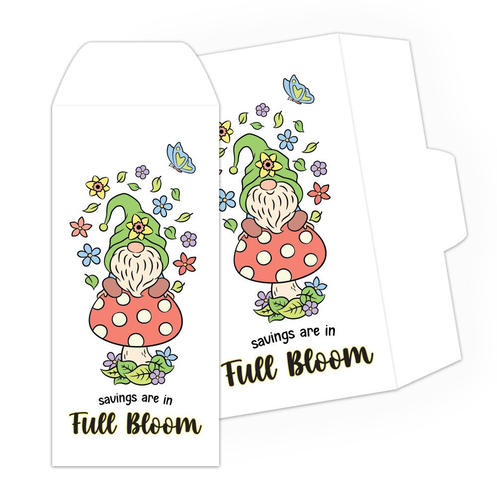 Savings Are In Full Bloom - Full Color Pre-Designed Drive Up Envelope
