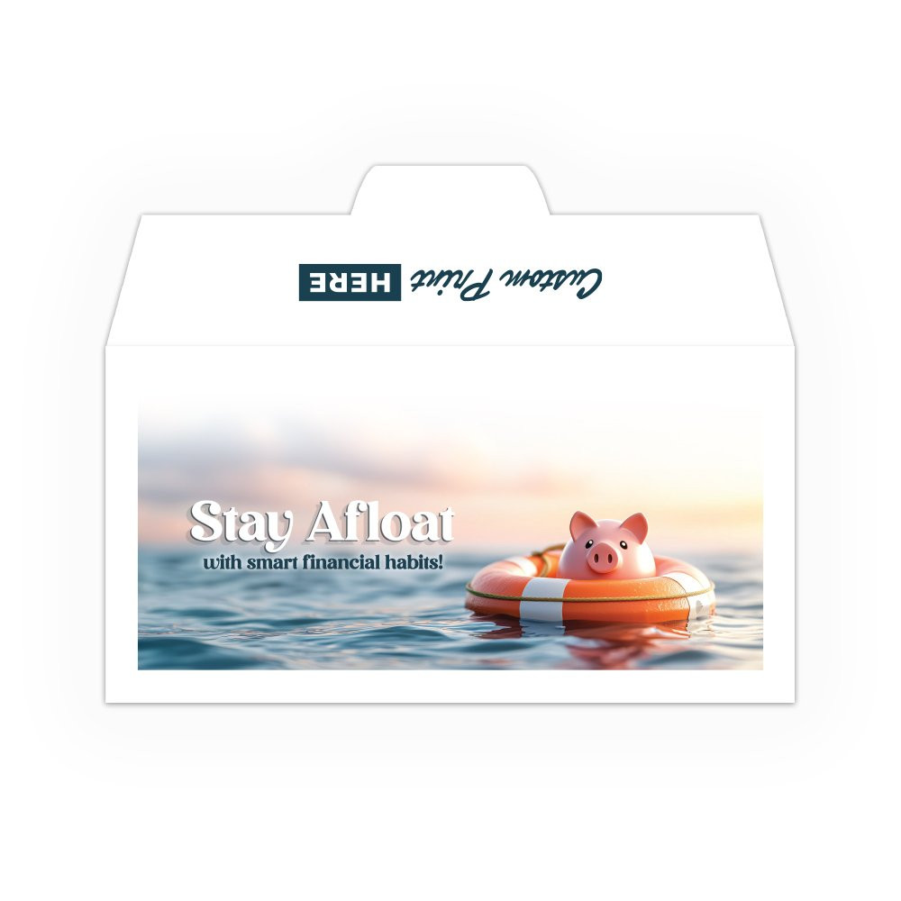 Stay Afloat - Full Color Pre-Designed Drive Up Envelope - horizontal