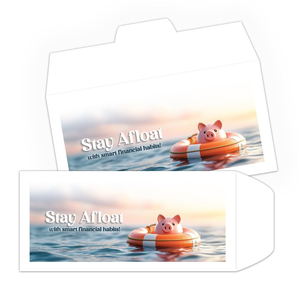 Stay Afloat - Full Color Pre-Designed Drive Up Envelope