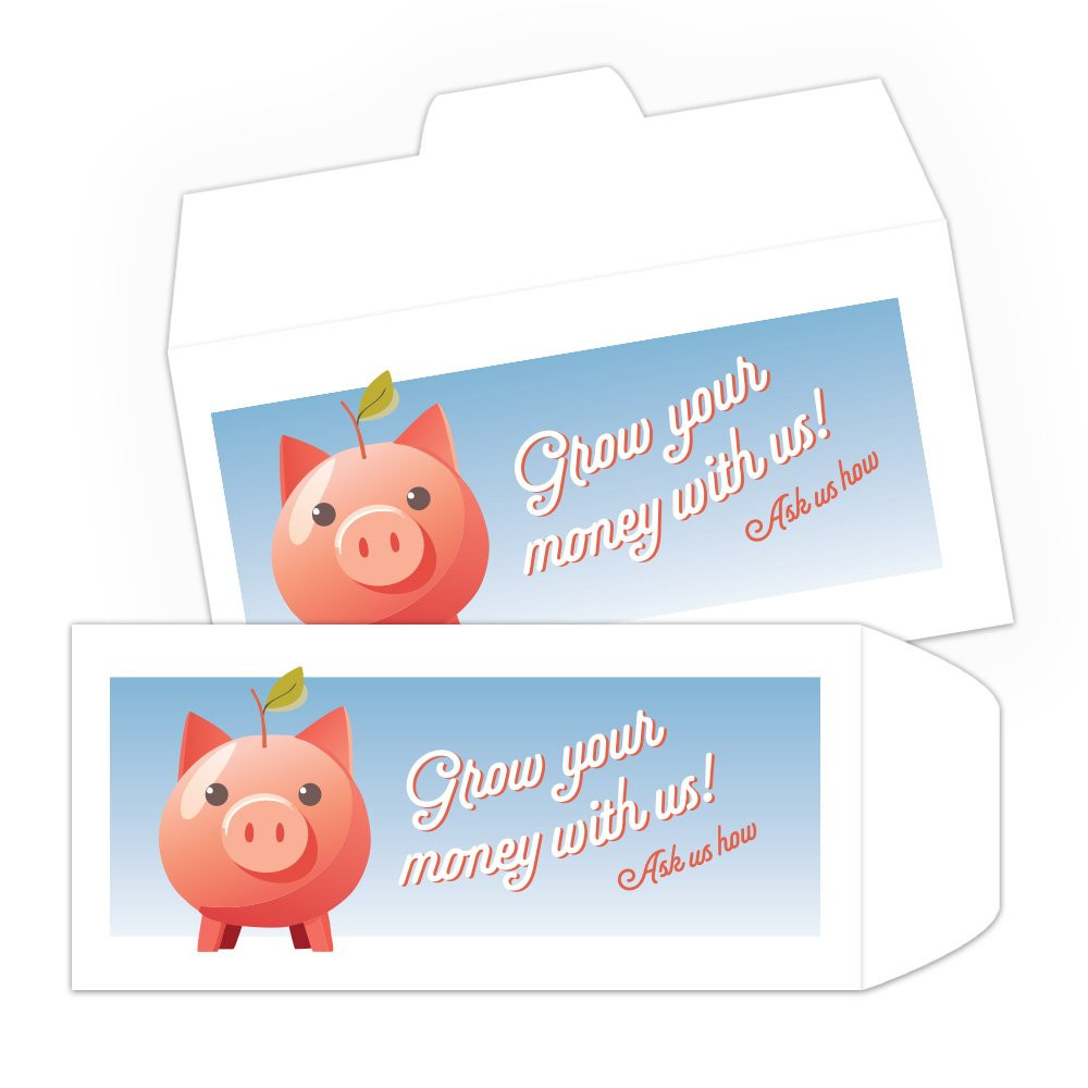 Ask Us How To Grow - Full Color Pre-Designed Drive Up Envelope