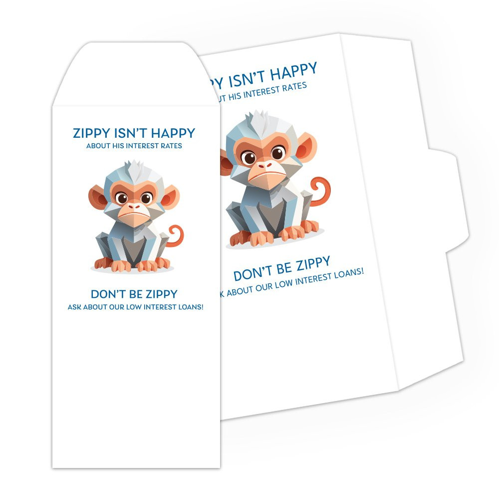 Zippy Still Isn't Happy - Full Color Pre-Designed Drive Up Envelope