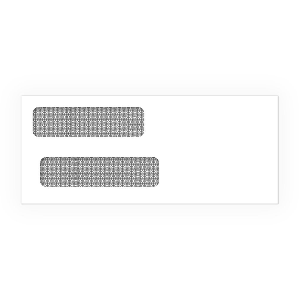 Self-Sealing, 8-5/8W x 3-5/8H Double Window Check Envelopes - Sage 100 ERP Software