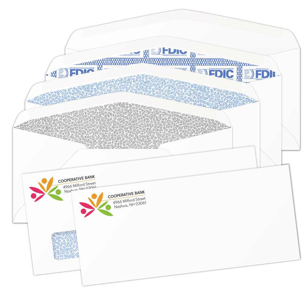 #9 & #10 Business Mailing Envelopes w/ 4 Color Imprint with and without window