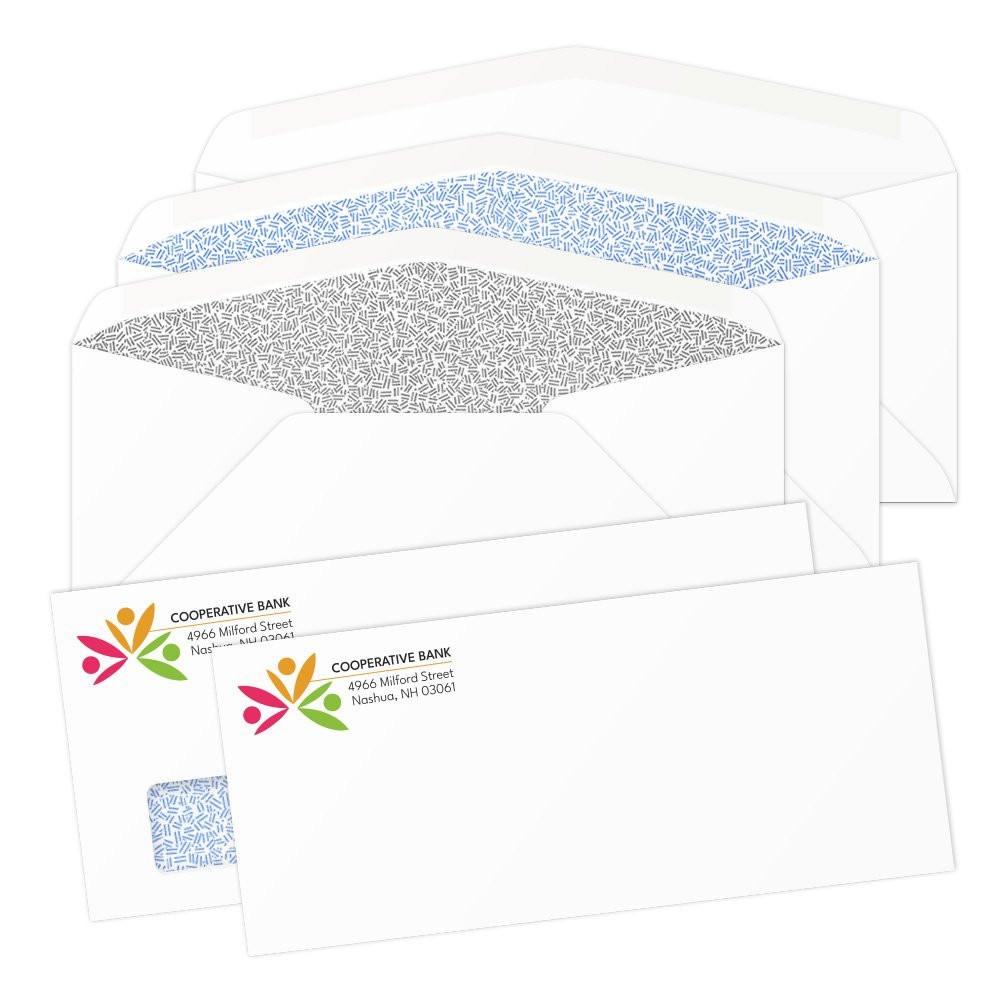 #9 & #10 Business Mailing Envelopes w/ 4 Color Imprint with and without window