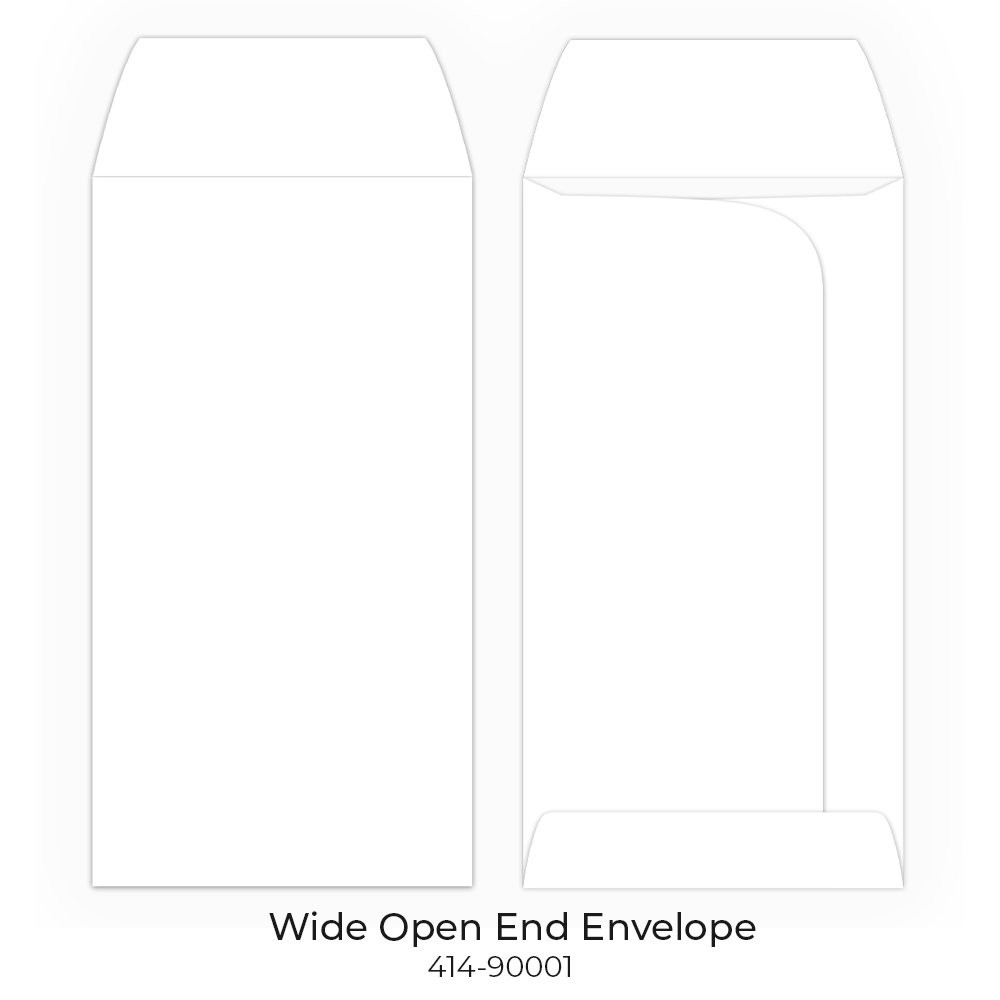Blank Open-End Drive Up Envelope with Latex Seal 7W x 3-5/8H (500/box)