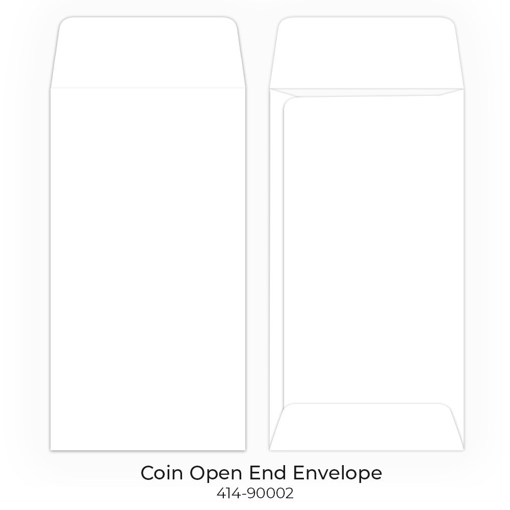 Blank Open-End Drive Up Envelope with Latex Seal 7W x 3-5/8H (500/box)