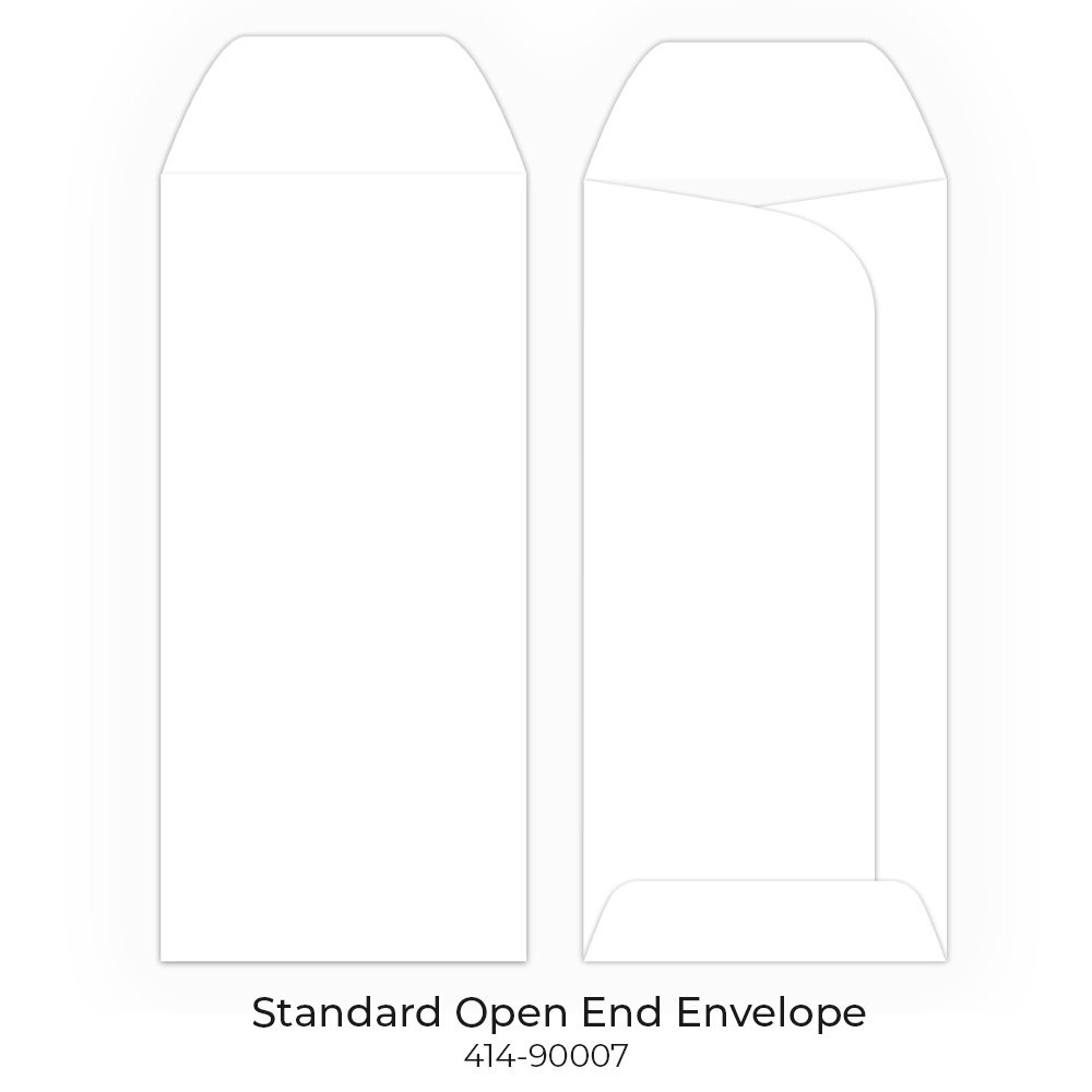 Blank Open-End Drive Up Envelope with Latex Seal 7W x 3-5/8H (500/box)