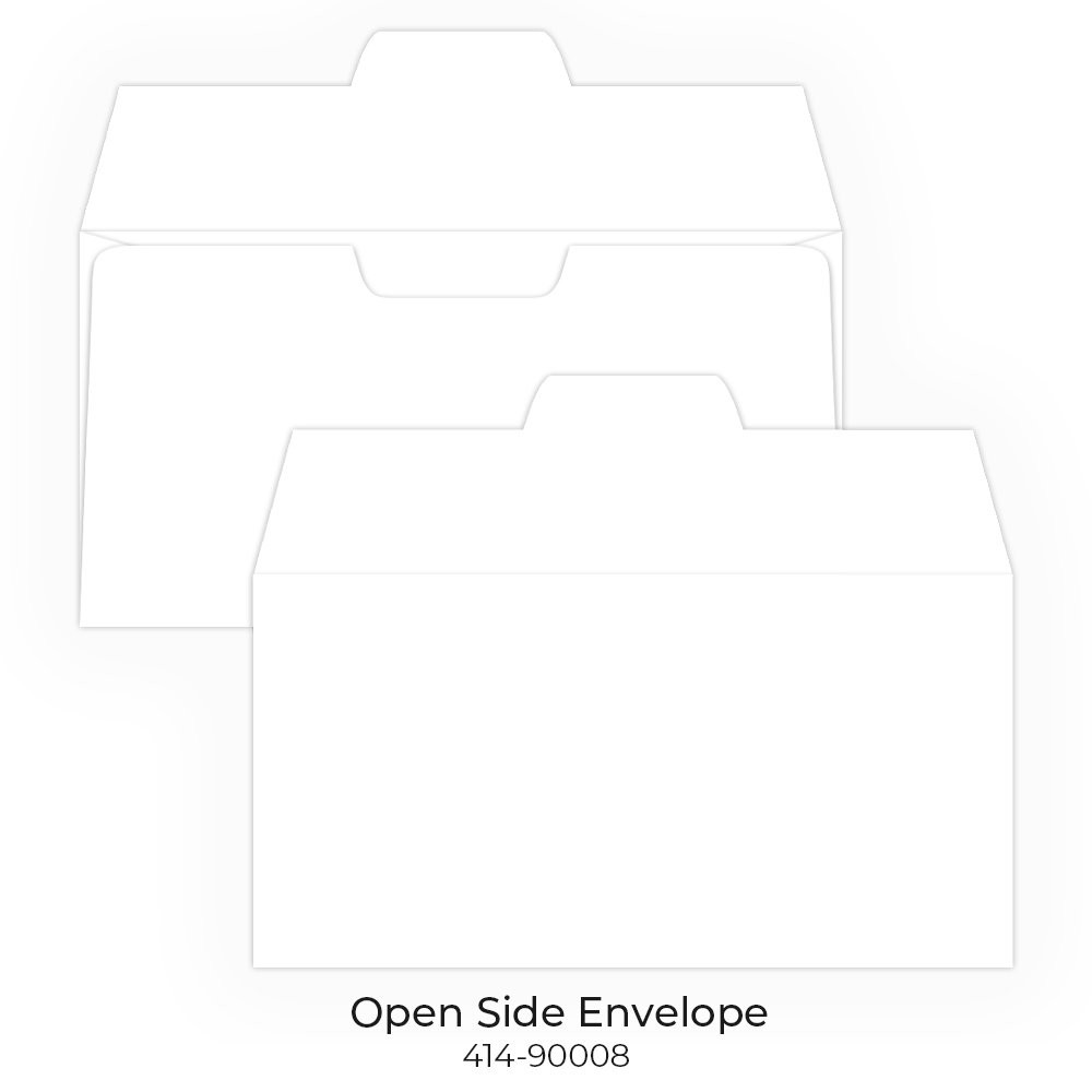 Blank Open-End Drive Up Envelope with Latex Seal 7W x 3-5/8H (500/box)