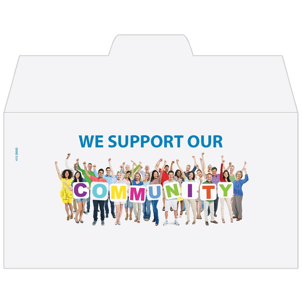 Community Support - Drive Up Envelopes (500/Box) - No Customization