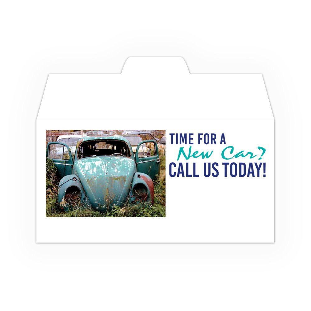 Time For a New Car? - plain  - Drive Up Envelopes- ready for customization 
