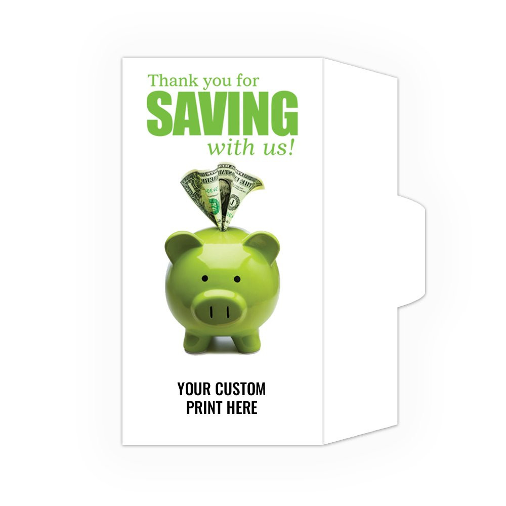 Thank you for Saving with us! - Add a 1-Color Logo - Drive Up Envelopes (500/Box)