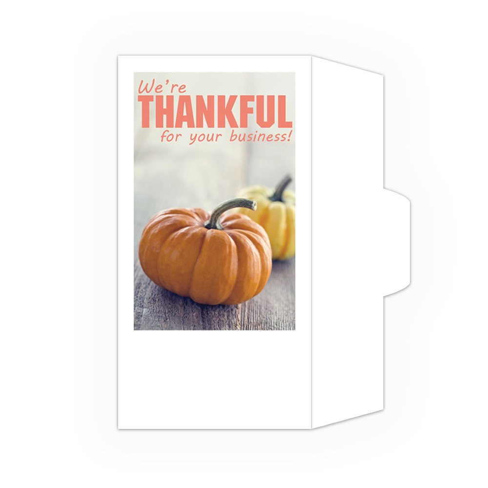 We're Thankful For Your Business! - Drive Up Envelopes (500/Box