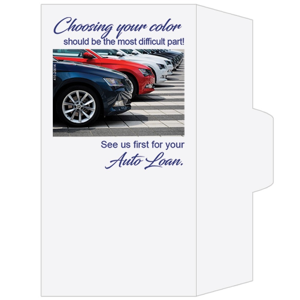 Choosing Your Color - Auto Loan - Drive Up Envelopes (500/Box) - No Customization