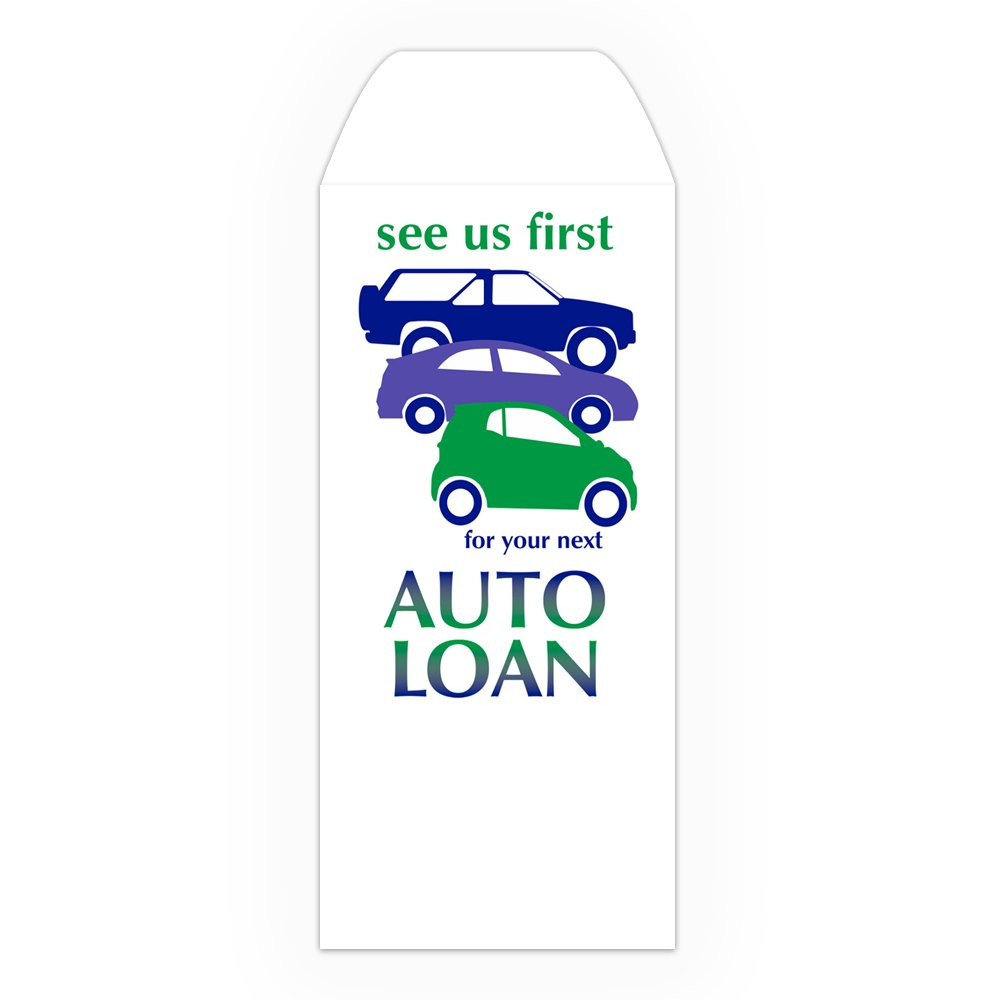 Auto Loan - See Us First - Drive Up Envelopes (500/Box)