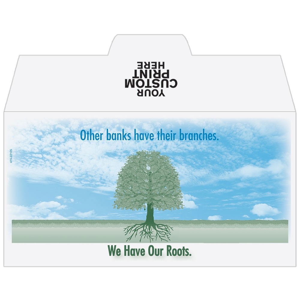 We Have Our Roots - Tree - Add a 1-Color Logo - Drive Up Envelopes (500/Box) - Custom Imprintable