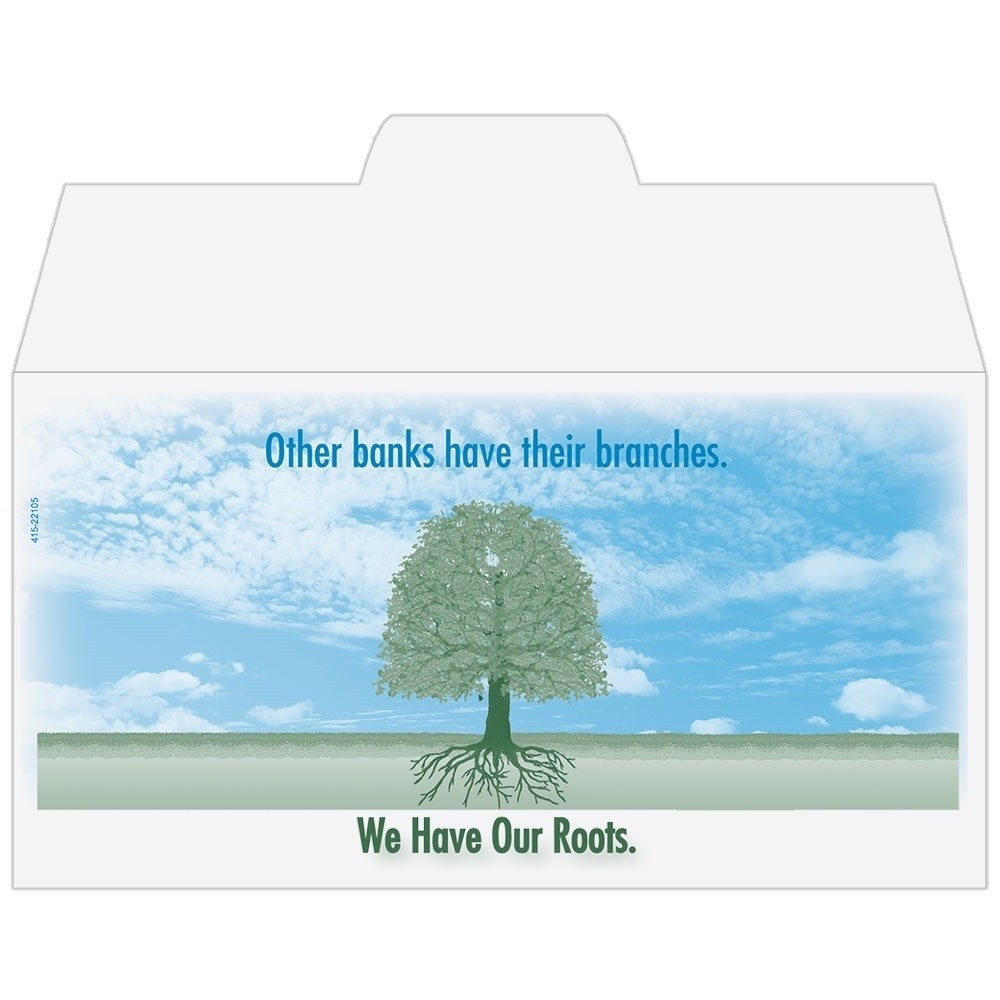 We Have Our Roots - Tree - Add a 1-Color Logo - Drive Up Envelopes (500/Box)