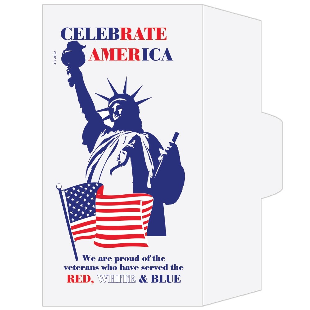 Patriotic - Statue of Liberty - Drive Up Envelopes (500/Box)