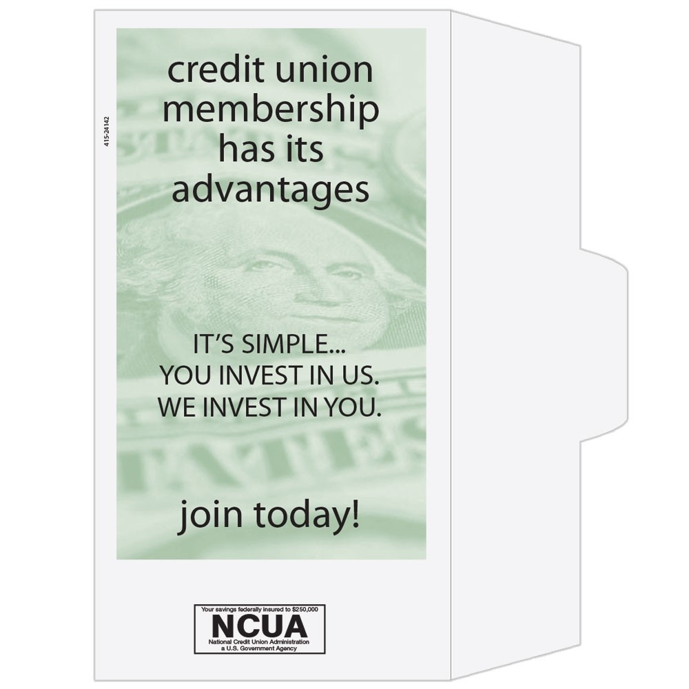 CU Membership - Money - Drive Up Envelopes (500/Box) Ready To Ship
