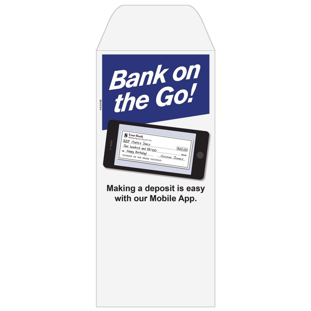 Bank On The Go - Phone - Drive Up Envelopes (500/Box)