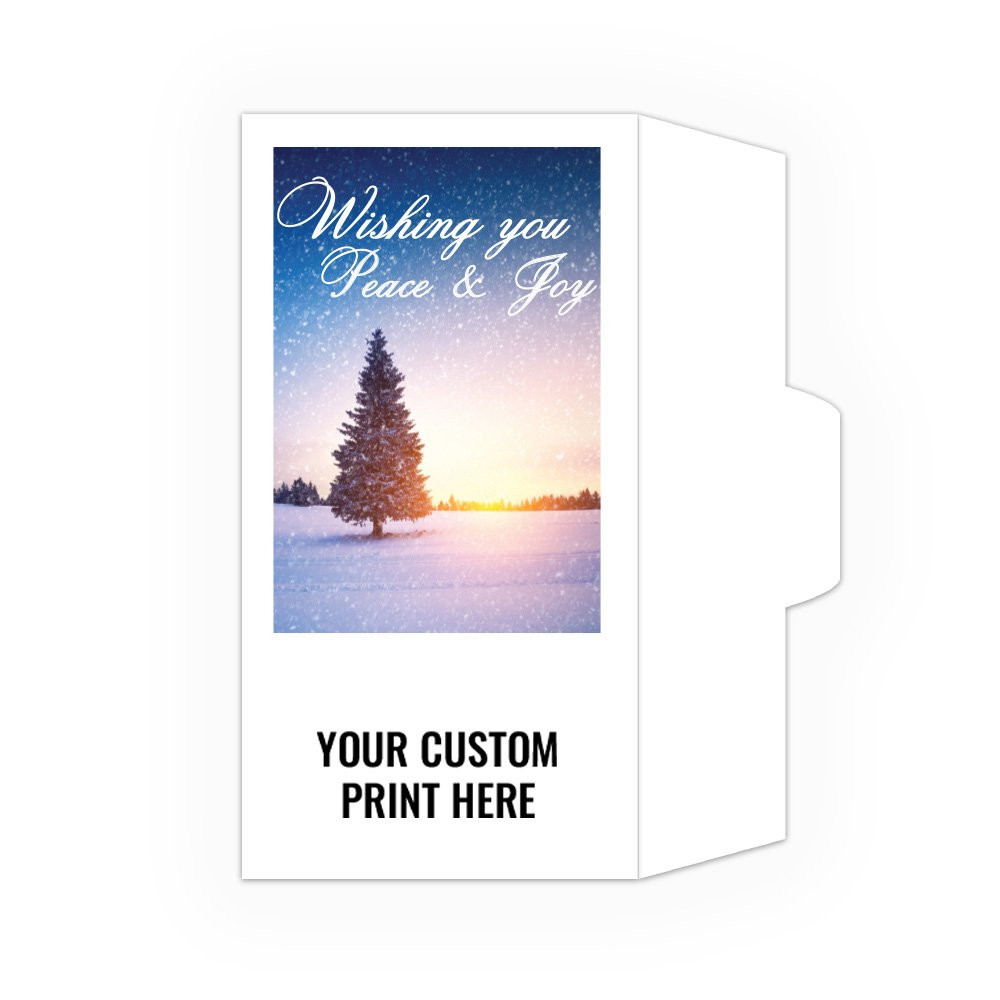 Holiday Drive Up Envelope - Peace & Joy - w/1-Color Imprint